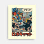 Robocat Attack-None-Stretched-Canvas-GODZILLARGE