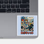 Robocat Attack-None-Glossy-Sticker-GODZILLARGE