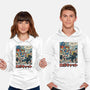 Robocat Attack-Unisex-Pullover-Sweatshirt-GODZILLARGE