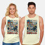 Robocat Attack-Unisex-Basic-Tank-GODZILLARGE