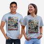 Robocat Attack-Unisex-Basic-Tee-GODZILLARGE