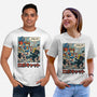 Robocat Attack-Unisex-Basic-Tee-GODZILLARGE