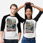 Robocat Attack-Unisex-Baseball-Tee-GODZILLARGE