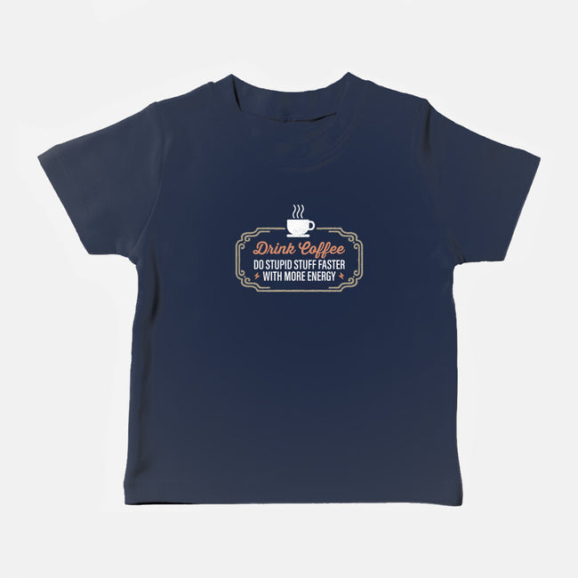 Stupid Stuff Faster-Baby-Basic-Tee-Popnotic