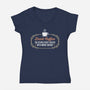 Stupid Stuff Faster-Womens-V-Neck-Tee-Popnotic