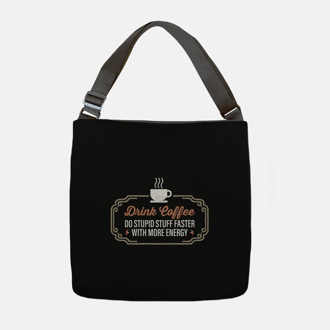 Stupid Stuff Faster-None-Adjustable Tote-Bag-Popnotic