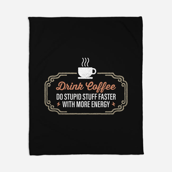 Stupid Stuff Faster-None-Fleece-Blanket-Popnotic