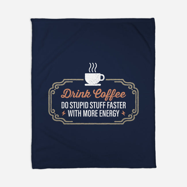 Stupid Stuff Faster-None-Fleece-Blanket-Popnotic