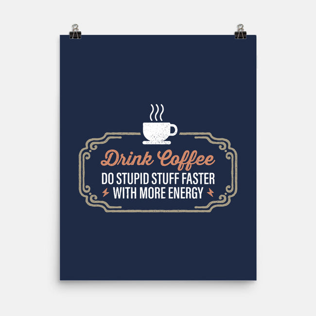 Stupid Stuff Faster-None-Matte-Poster-Popnotic