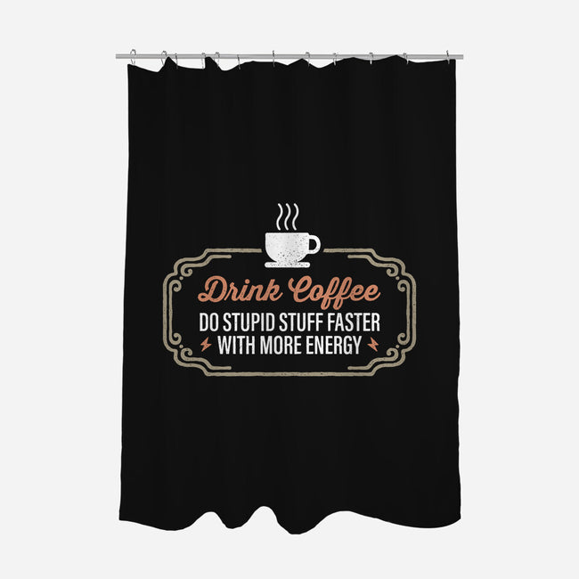 Stupid Stuff Faster-None-Polyester-Shower Curtain-Popnotic