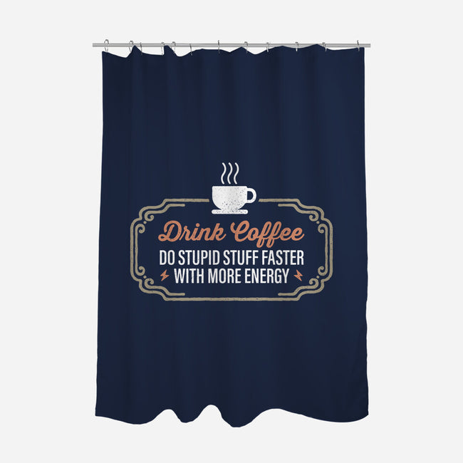 Stupid Stuff Faster-None-Polyester-Shower Curtain-Popnotic