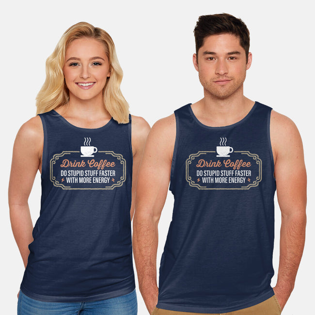 Stupid Stuff Faster-Unisex-Basic-Tank-Popnotic
