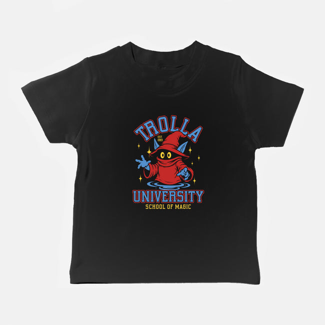 Trolla University-Baby-Basic-Tee-OPIPPI