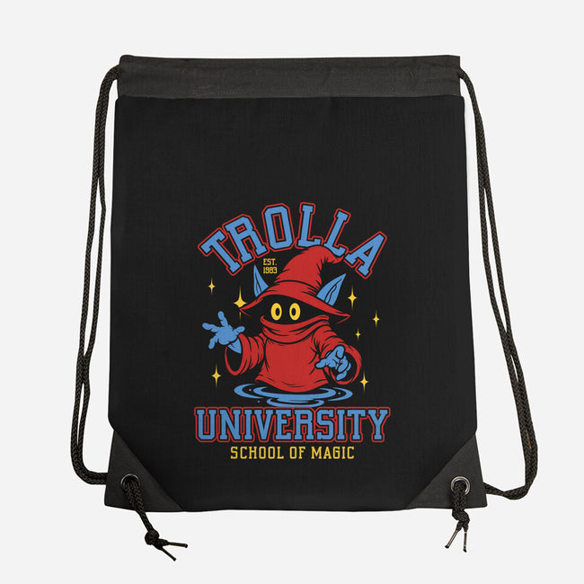 Trolla University-None-Drawstring-Bag-OPIPPI