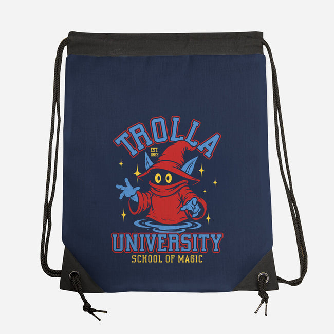 Trolla University-None-Drawstring-Bag-OPIPPI