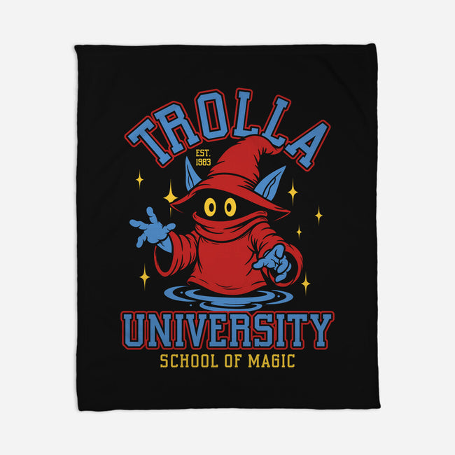 Trolla University-None-Fleece-Blanket-OPIPPI