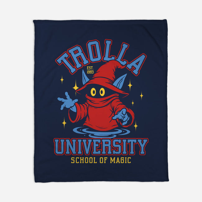 Trolla University-None-Fleece-Blanket-OPIPPI