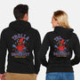 Trolla University-Unisex-Zip-Up-Sweatshirt-OPIPPI