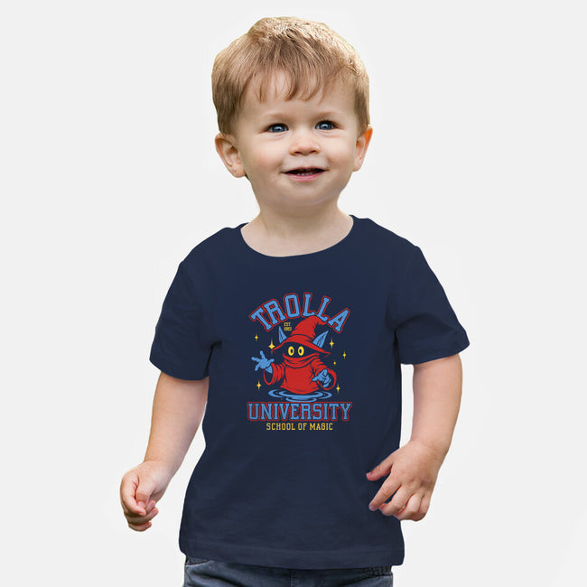 Trolla University-Baby-Basic-Tee-OPIPPI