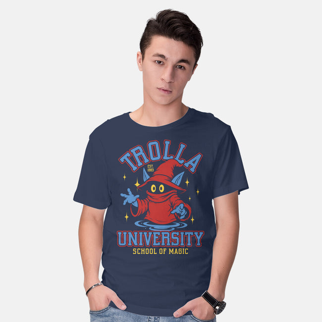 Trolla University-Mens-Basic-Tee-OPIPPI
