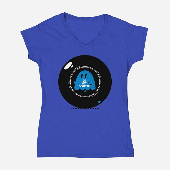 Ghost Advice-Womens-V-Neck-Tee-krisren28