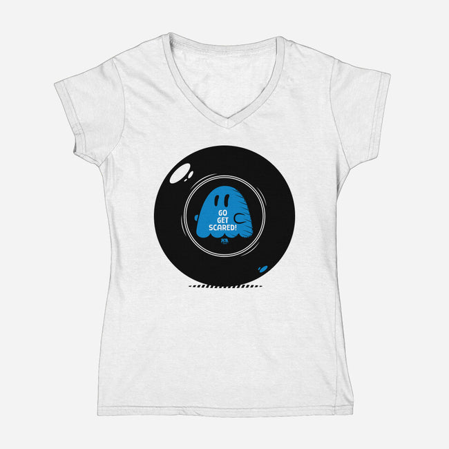 Ghost Advice-Womens-V-Neck-Tee-krisren28