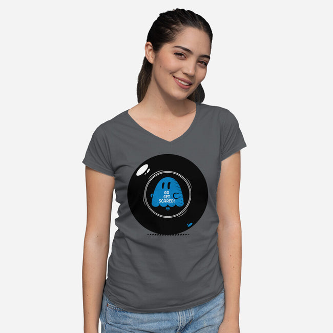 Ghost Advice-Womens-V-Neck-Tee-krisren28