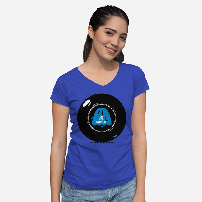 Ghost Advice-Womens-V-Neck-Tee-krisren28