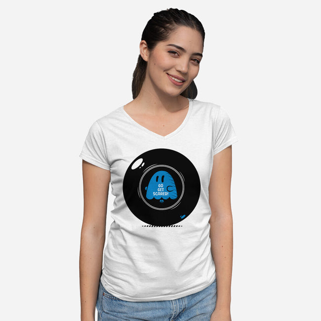 Ghost Advice-Womens-V-Neck-Tee-krisren28