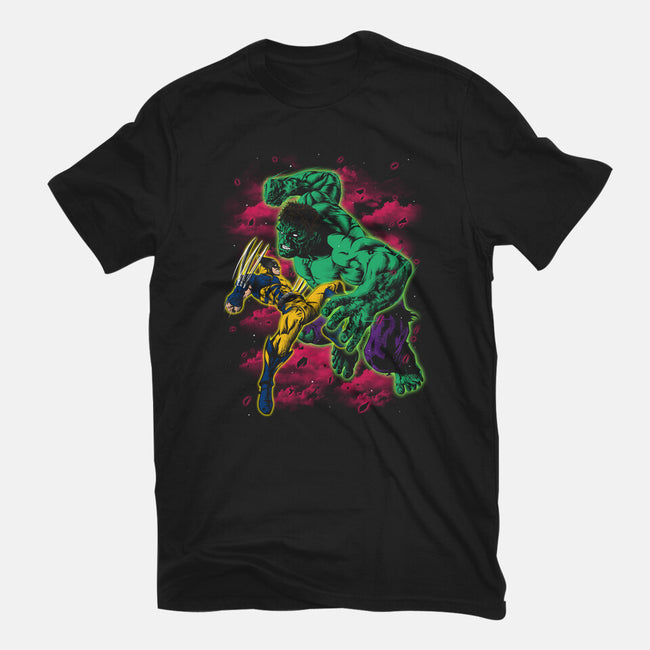 Savage Meets Steel-Mens-Heavyweight-Tee-zybbhorn