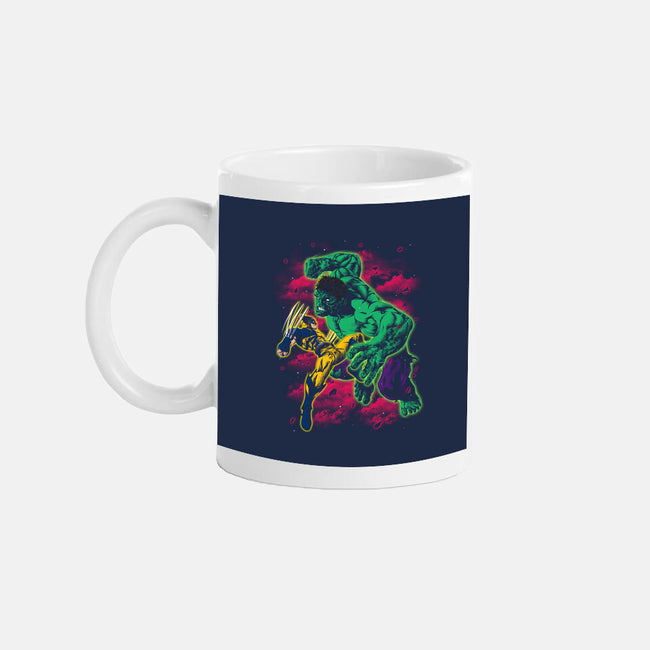 Savage Meets Steel-None-Mug-Drinkware-zybbhorn