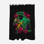 Savage Meets Steel-None-Polyester-Shower Curtain-zybbhorn