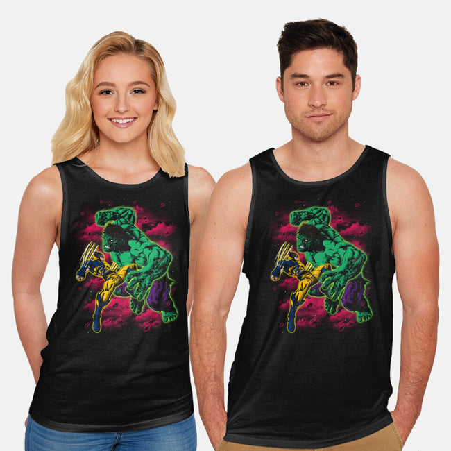 Savage Meets Steel-Unisex-Basic-Tank-zybbhorn