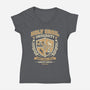Holy Grail University-Womens-V-Neck-Tee-NMdesign