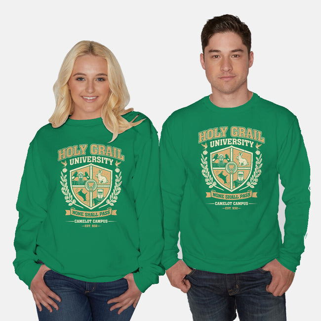 Holy Grail University-Unisex-Crew Neck-Sweatshirt-NMdesign