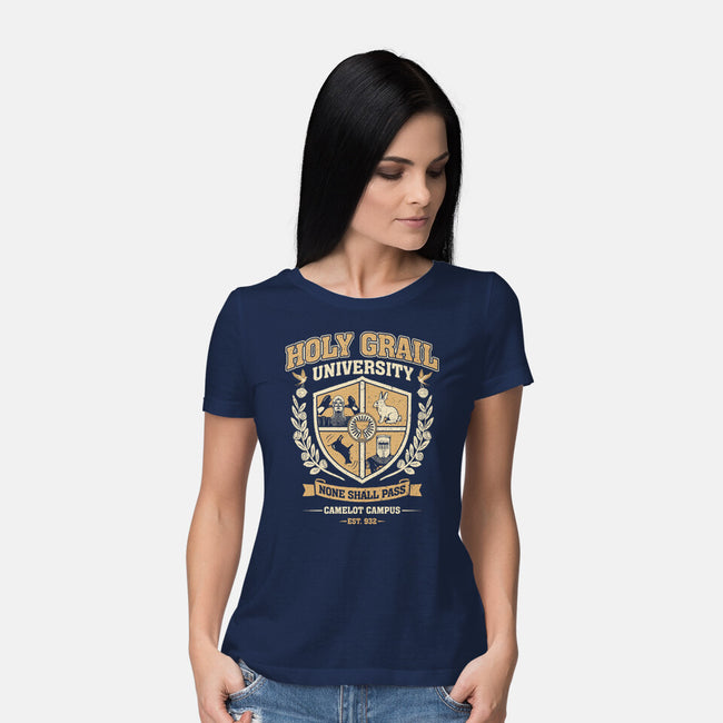 Holy Grail University-Womens-Basic-Tee-NMdesign