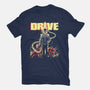 Ghost Drive-Womens-Fitted-Tee-zascanauta