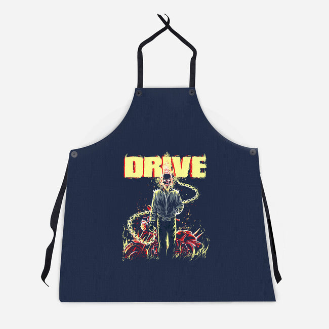 Ghost Drive-Unisex-Kitchen-Apron-zascanauta
