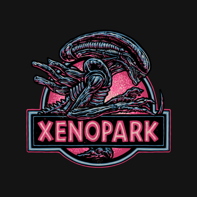 Welcome To Xenopark-Mens-Basic-Tee-glitchygorilla
