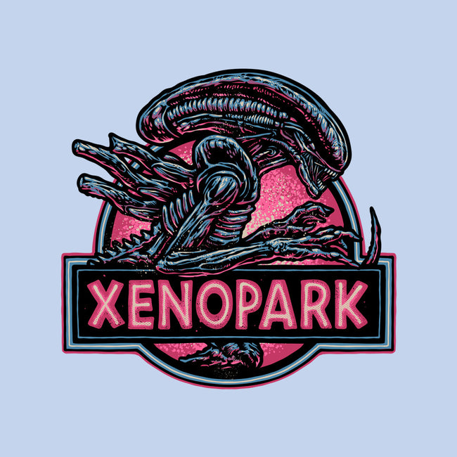 Welcome To Xenopark-Mens-Basic-Tee-glitchygorilla