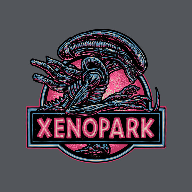 Welcome To Xenopark-Mens-Basic-Tee-glitchygorilla