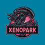 Welcome To Xenopark-Womens-Basic-Tee-glitchygorilla