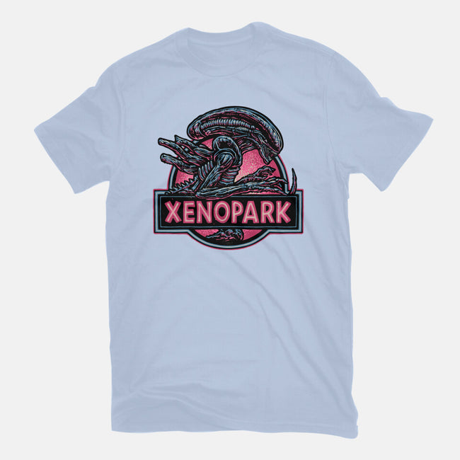 Welcome To Xenopark-Unisex-Basic-Tee-glitchygorilla
