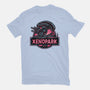 Welcome To Xenopark-Mens-Basic-Tee-glitchygorilla
