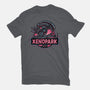 Welcome To Xenopark-Womens-Fitted-Tee-glitchygorilla