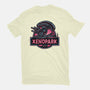 Welcome To Xenopark-Mens-Basic-Tee-glitchygorilla