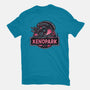 Welcome To Xenopark-Womens-Basic-Tee-glitchygorilla