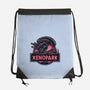 Welcome To Xenopark-None-Drawstring-Bag-glitchygorilla