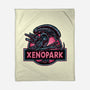 Welcome To Xenopark-None-Fleece-Blanket-glitchygorilla