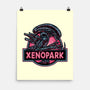 Welcome To Xenopark-None-Matte-Poster-glitchygorilla